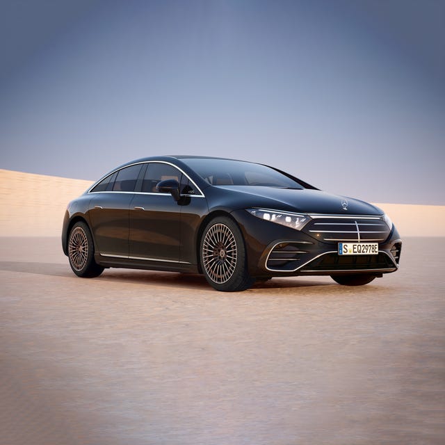 a black car on a road