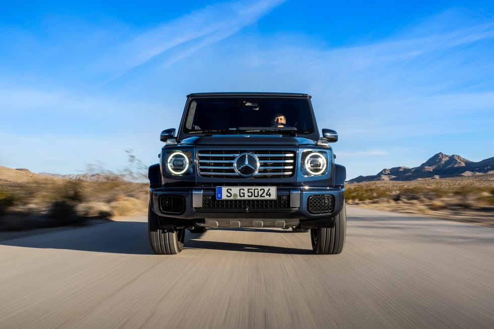 See Interior and Exterior Photos of the 2025 Mercedes-Benz G550