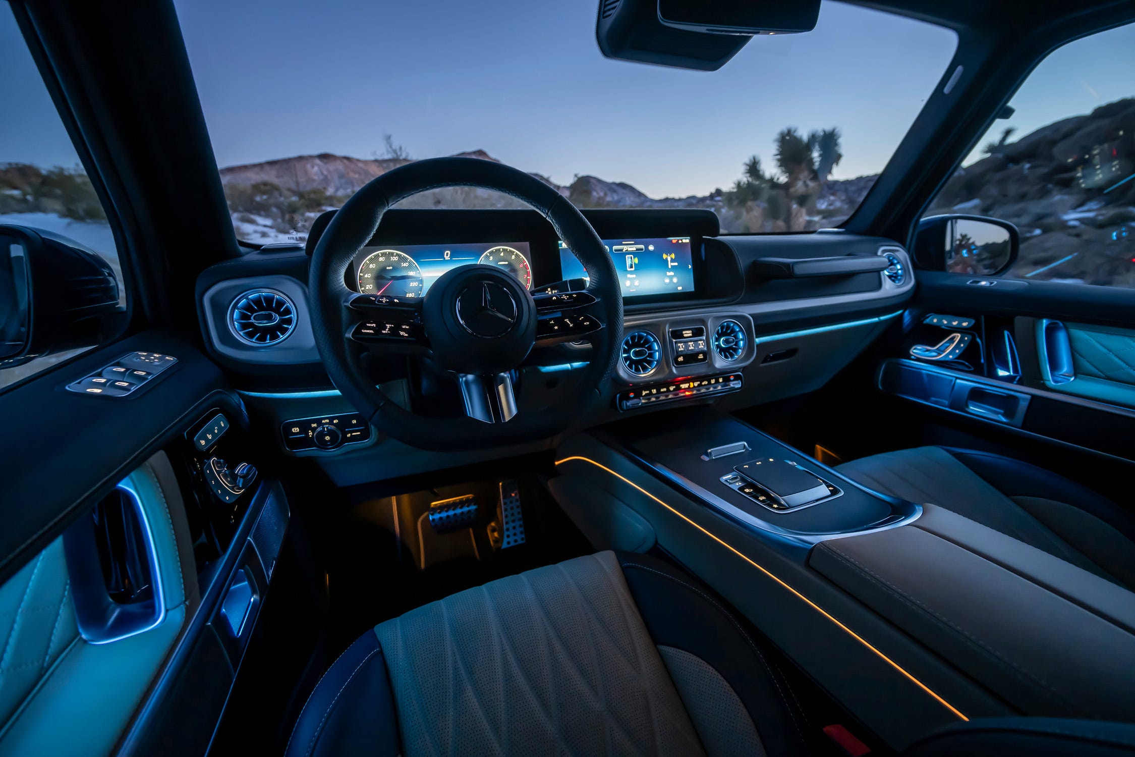 See Interior and Exterior Photos of the 2025 MercedesBenz G550