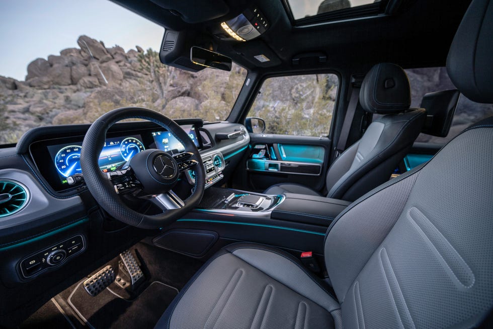 View Interior Photos of the 2025 MercedesBenz GClass EV