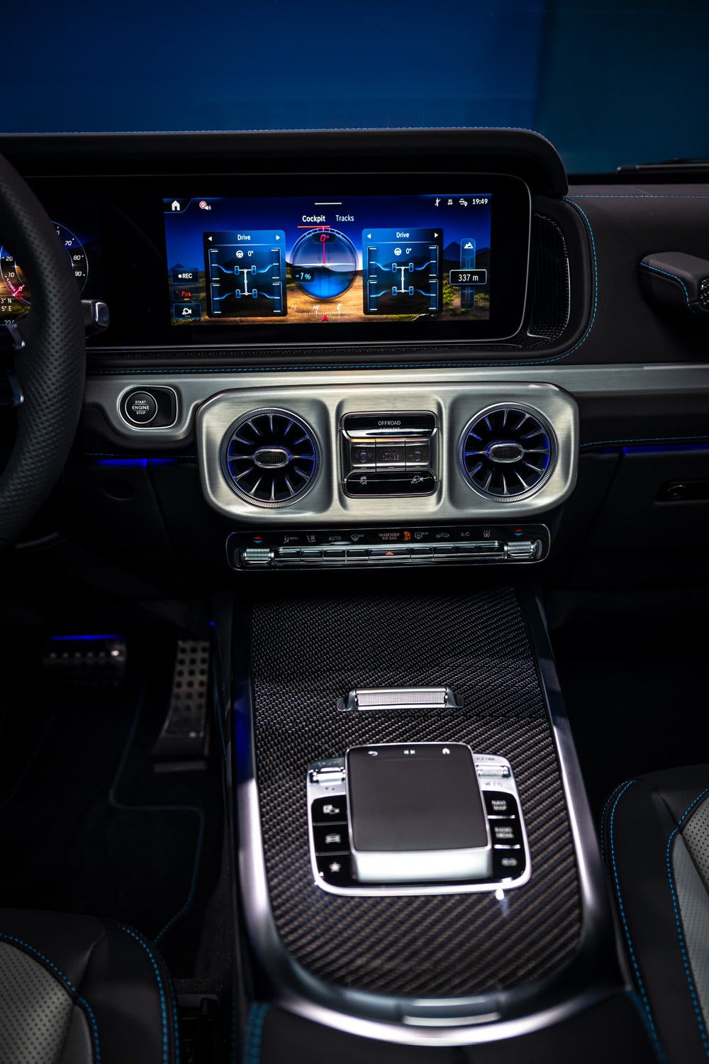 View Interior Photos of the 2025 MercedesBenz GClass EV