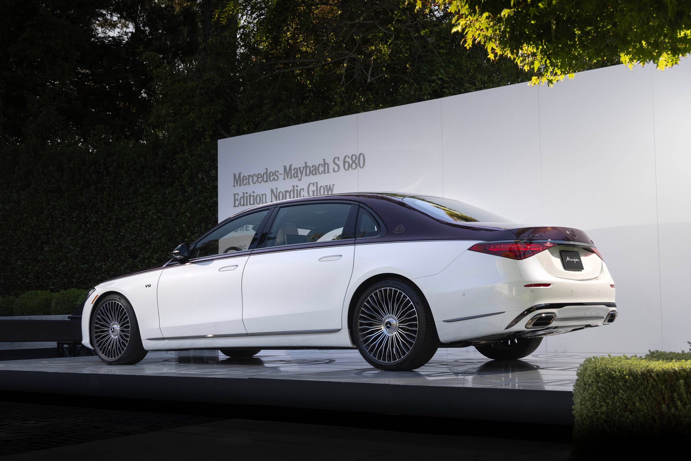 View Photos of the 2025 MercedesMaybach S680 Edition Nordic Glow