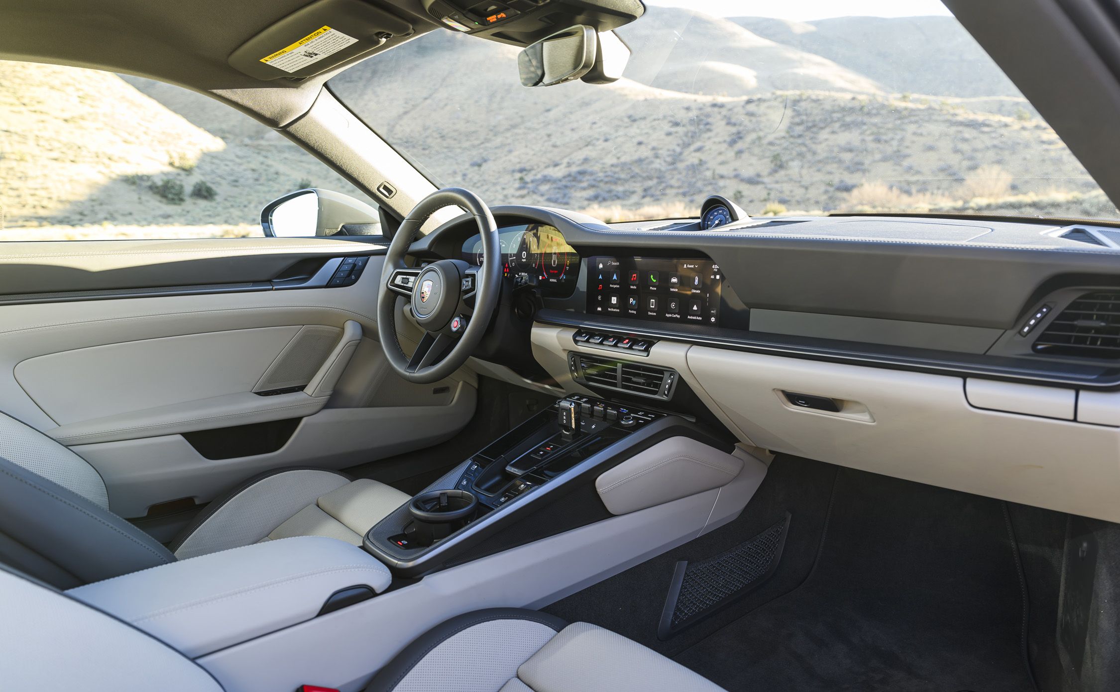 image of "View Interior Photos of the 2025 Porsche 911 Carrera"