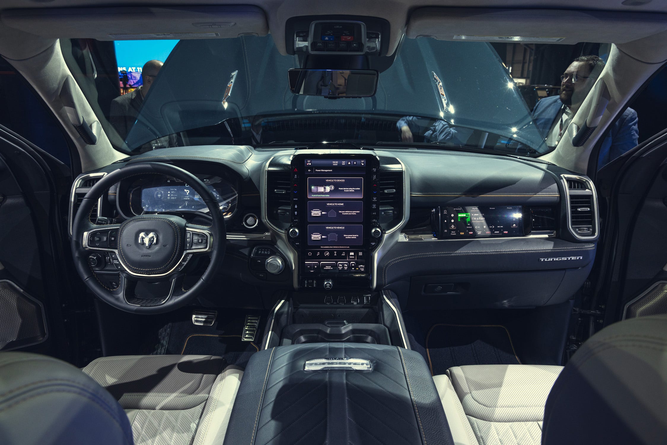 View Interior Photos of the 2025 Ram 1500 REV