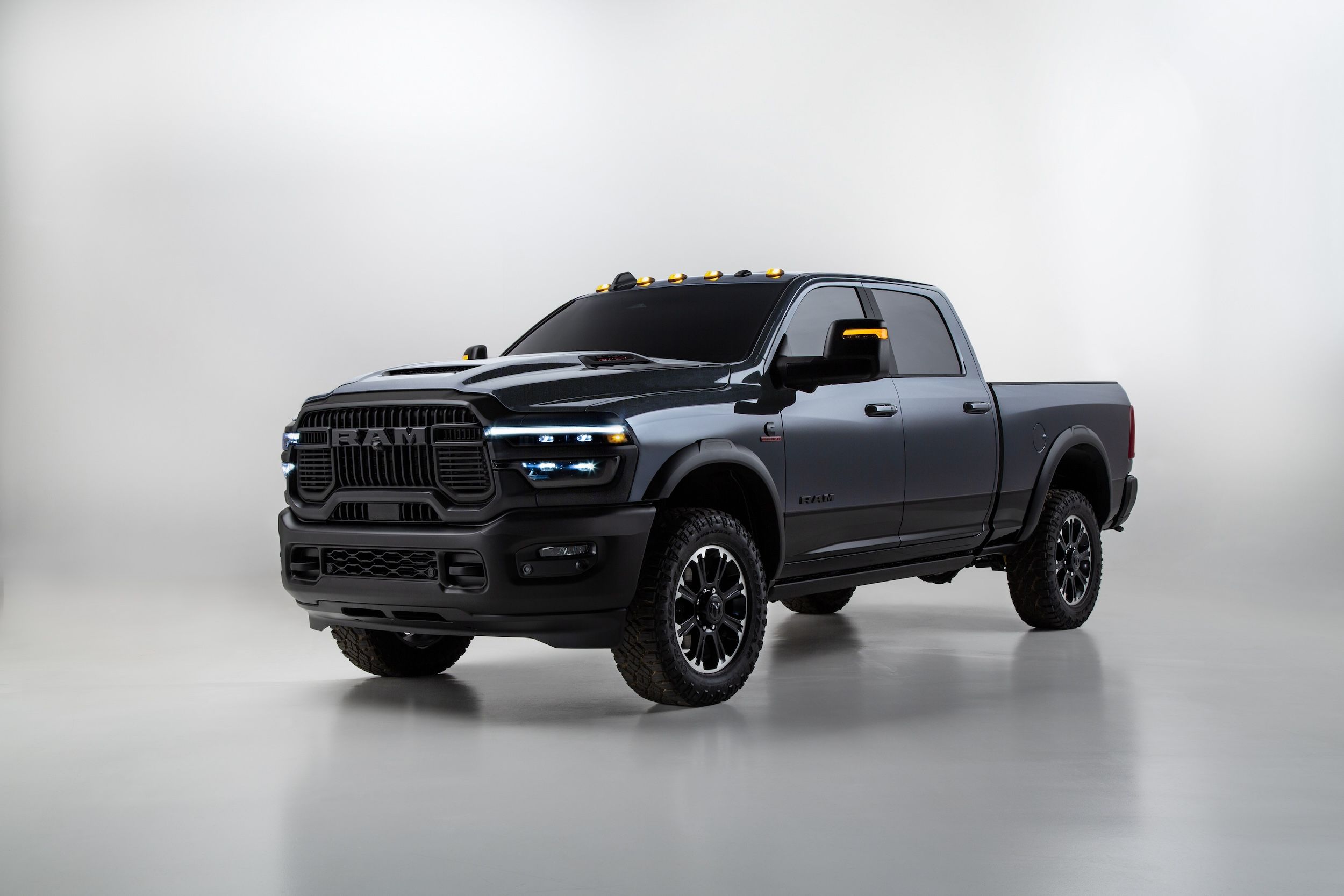 2025 Ram HD Trucks Show Their Sleeker Faces ahead of Full Reveal