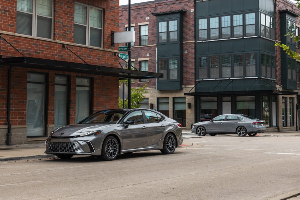 Comparison Test: 2025 Honda Accord vs. Toyota Camry