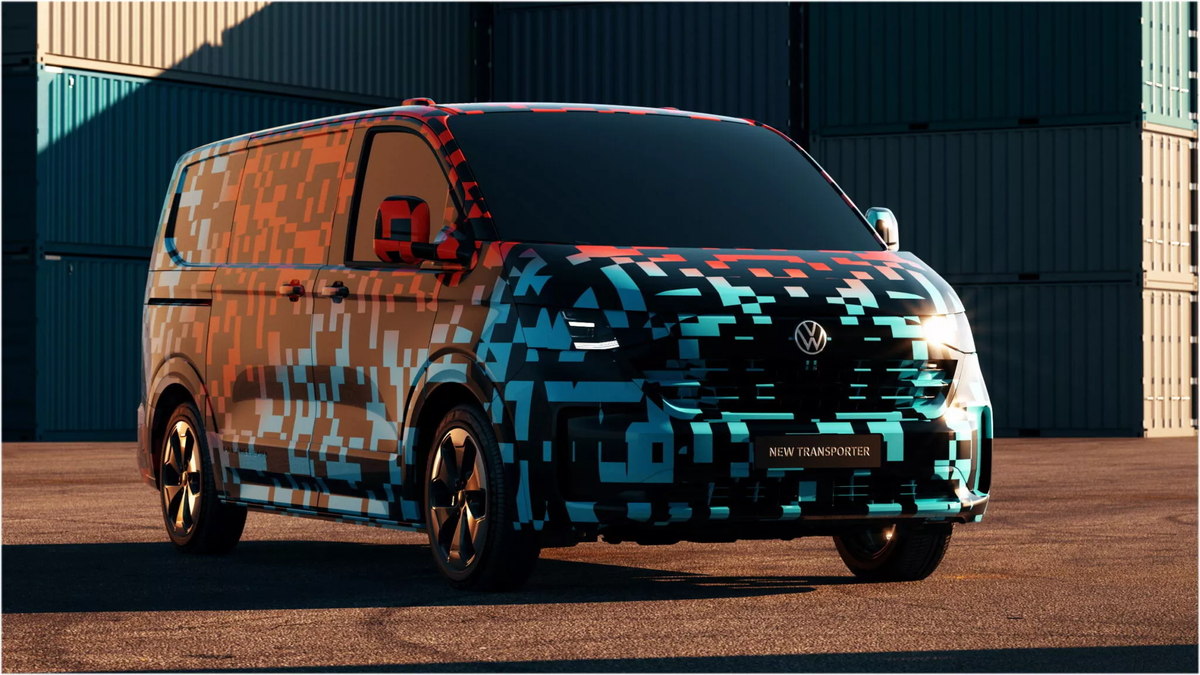 preview for Volkswagen Transporter 2024: no podía faltar