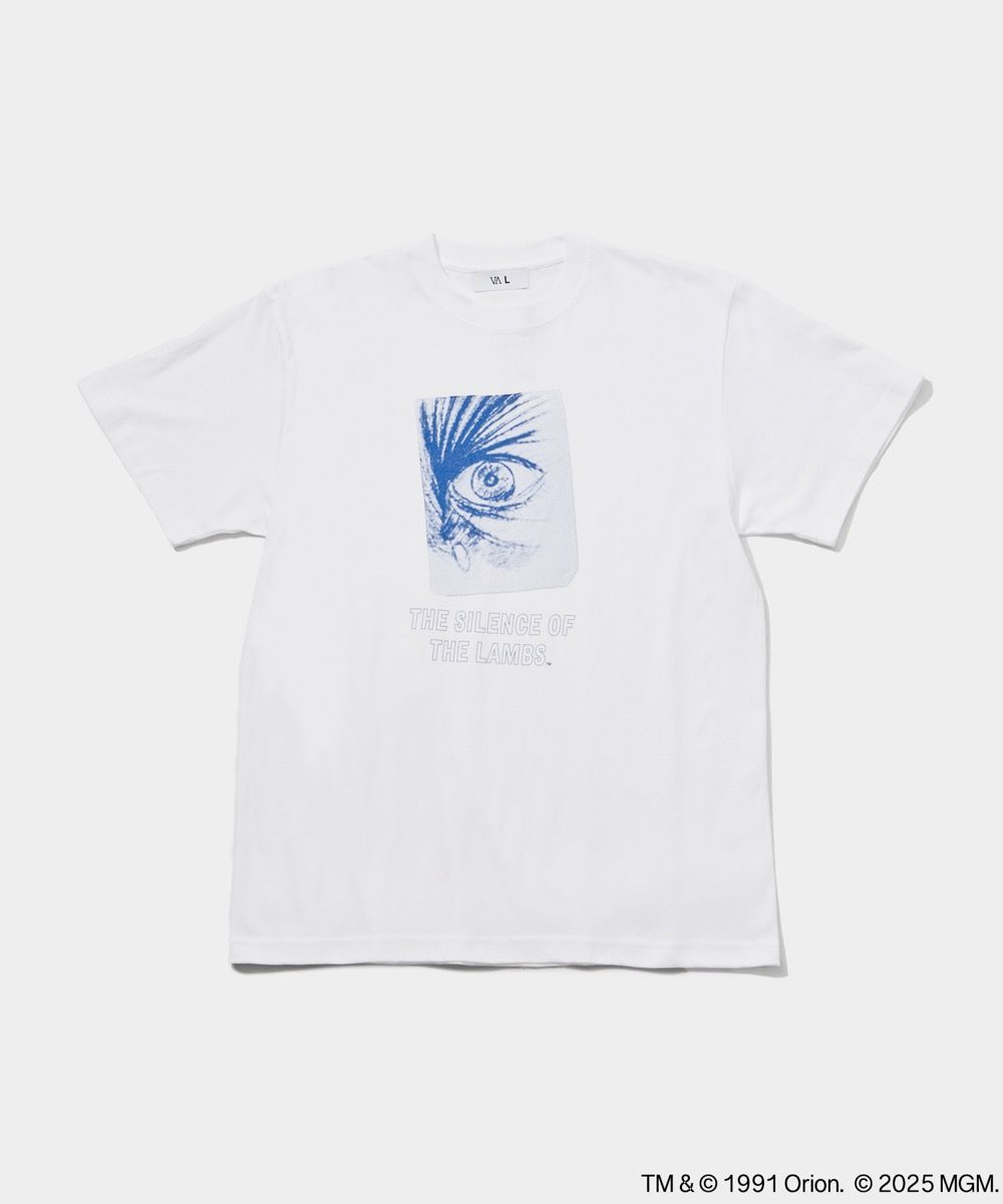 L WEBER 羊たちの沈黙 WHITE Tシャツ The Silence of the Lambs× weber] T shirt(white