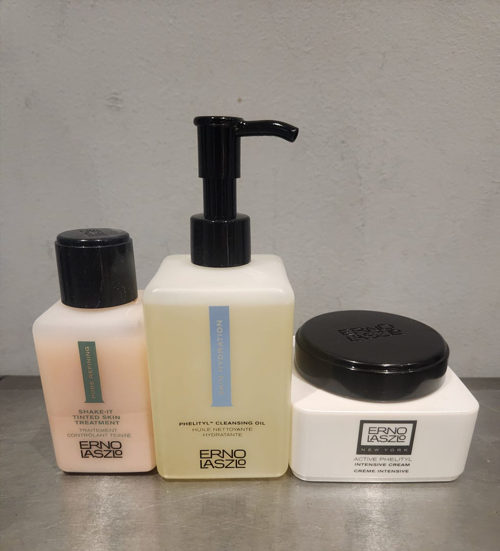 skincare products displayed on a surface