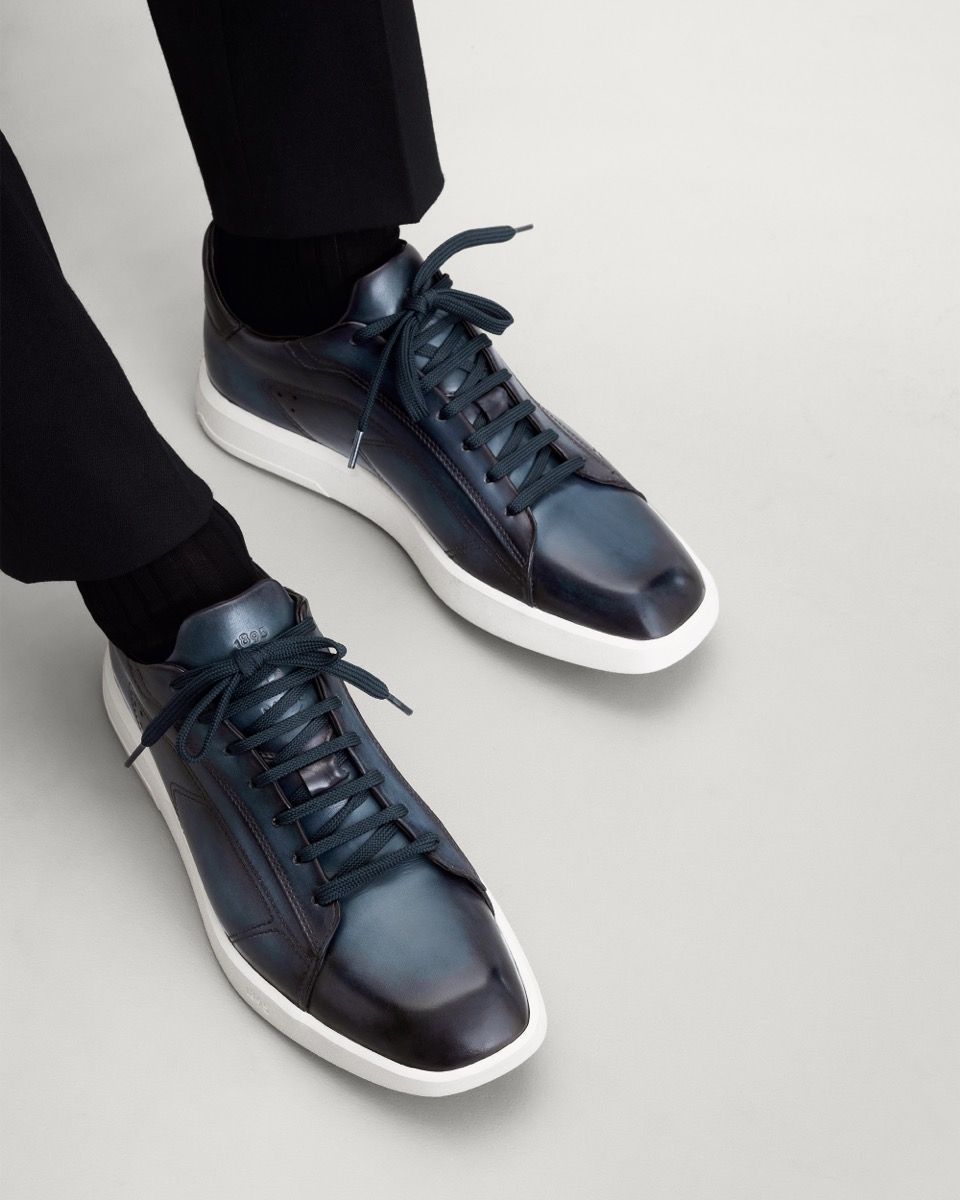 BERLUTI ベルルッティ Stellar ステラ Sneakers スニーカー ベルルッティの“ドレススニーカー”に新作、独自染色技法を用いた3色