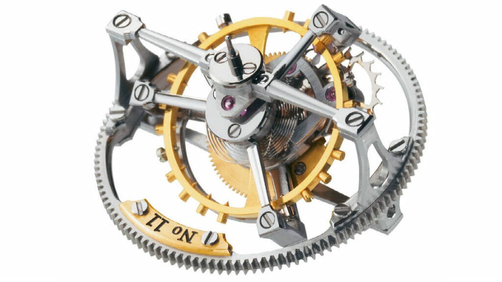 tourbillon in mechanical watch