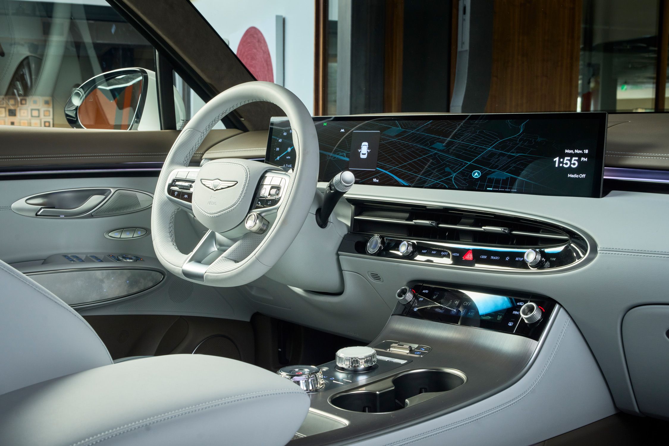 image of "View Interior Photos of the 2026 Genesis Electrified GV70"