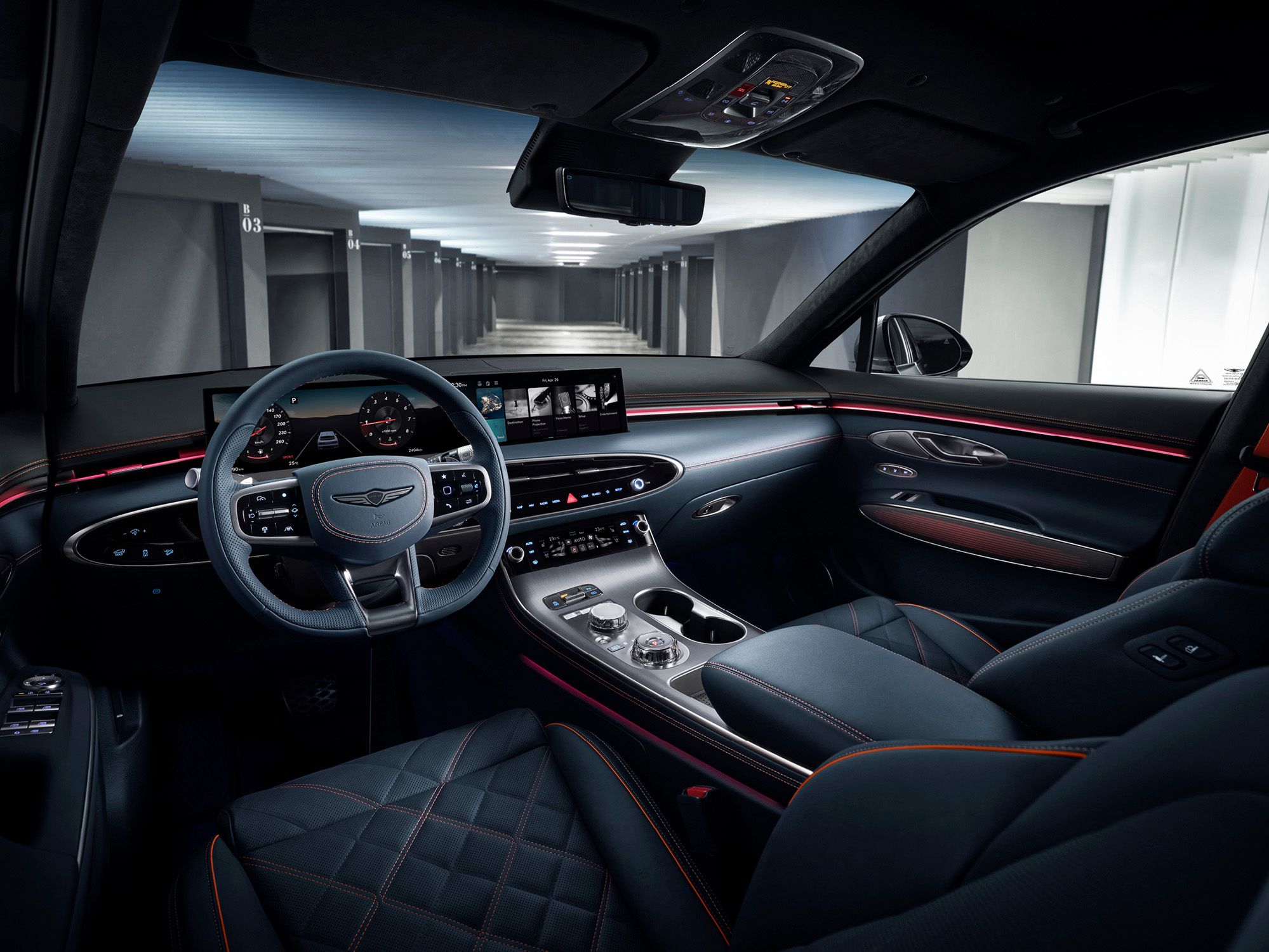 image of "View Interior Photos of the 2026 Genesis GV70"