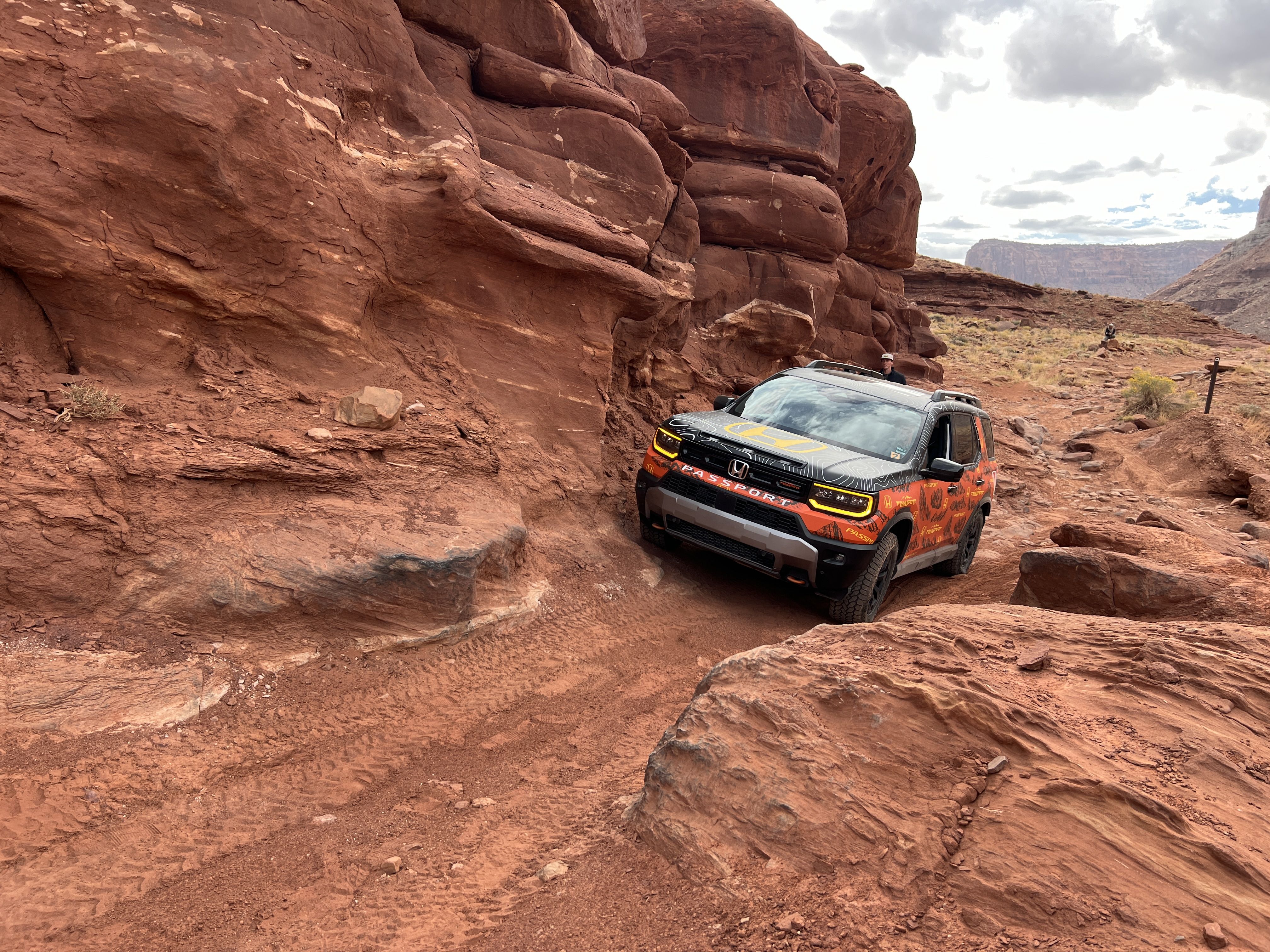 image of "2026 Honda Passport TrailSport Prototype Shows Its Stuff in Moab"