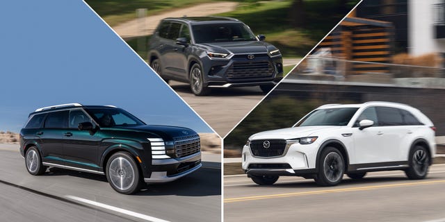 2026 hyundai palisade hybrid 2025 mazda cx 90 hybrid 2025 toyota grand highlander hybrid