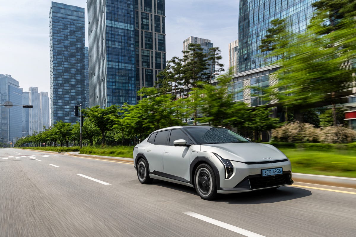 City Dweller: Kia EV4 Is in Its Element in the Concrete Jungle