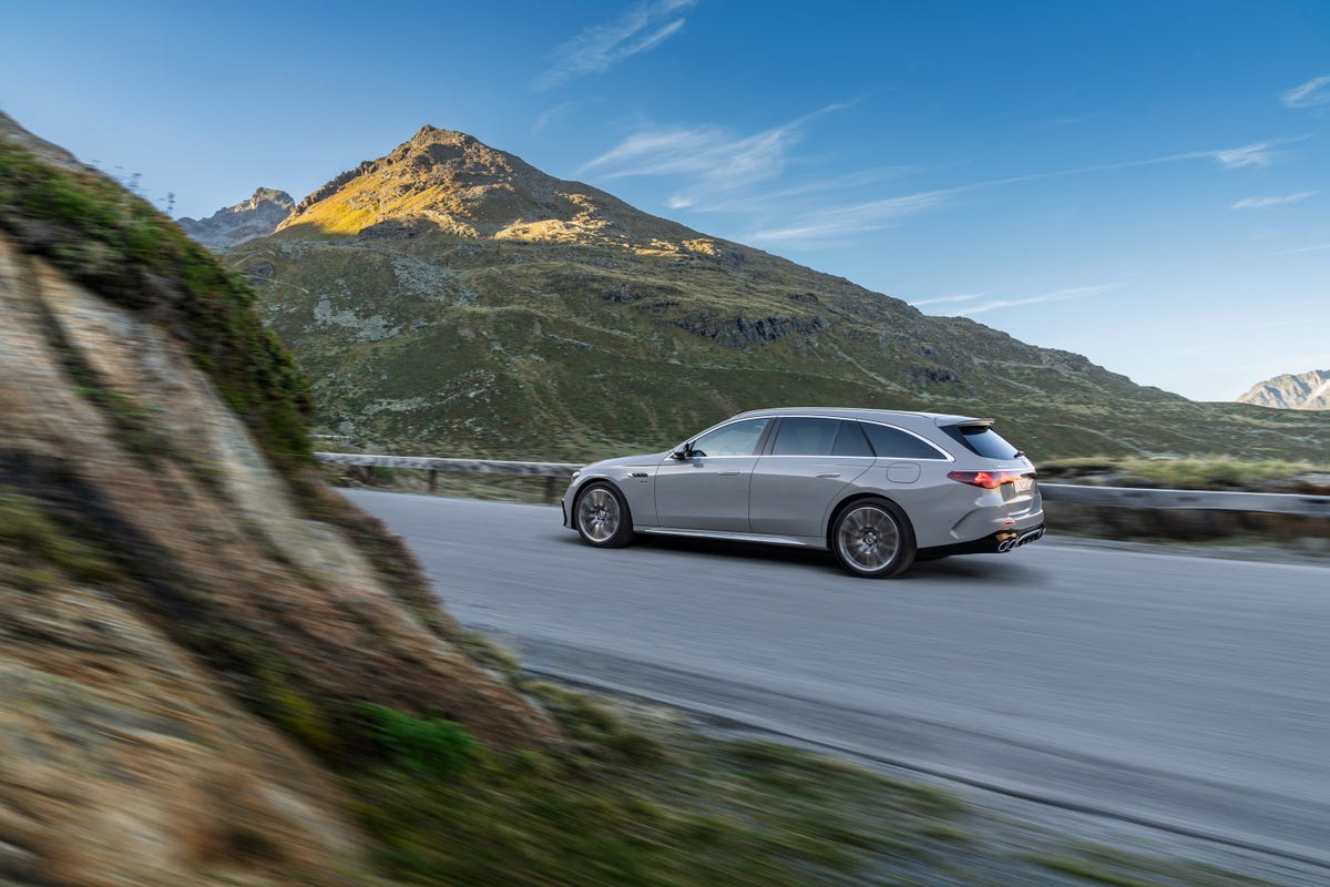 preview for 2026 Mercedes-AMG E53 PHEV Packs 604 HP in a Wagon Body
