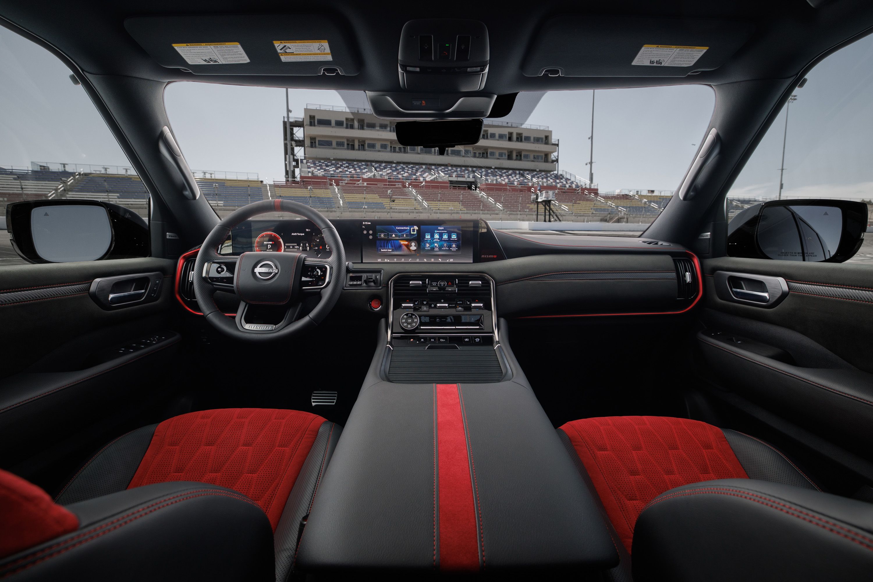 image of "View Interior Photos of the 2026 Nissan Armada NISMO"
