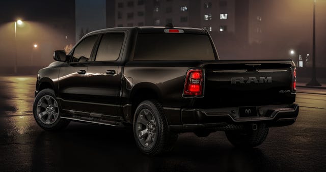 2026 Ram 1500 Black Express rear view