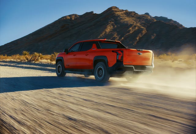 View Photos of the 2026 Chevy Silverado EV Trail Boss