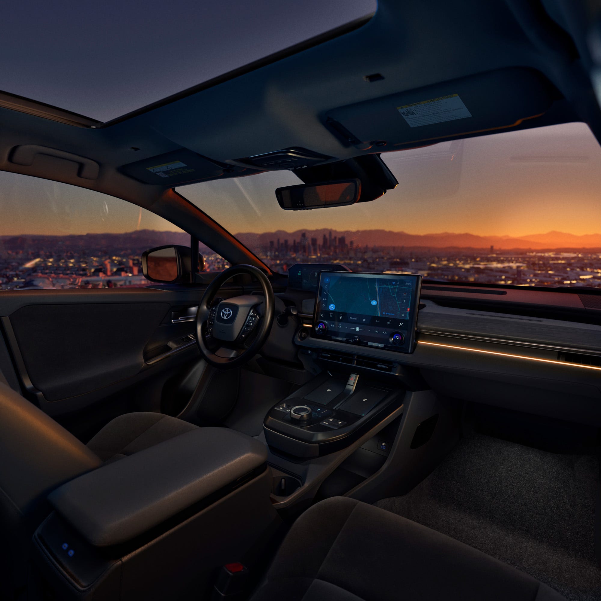 Interior of 2026 Toyota C-HR