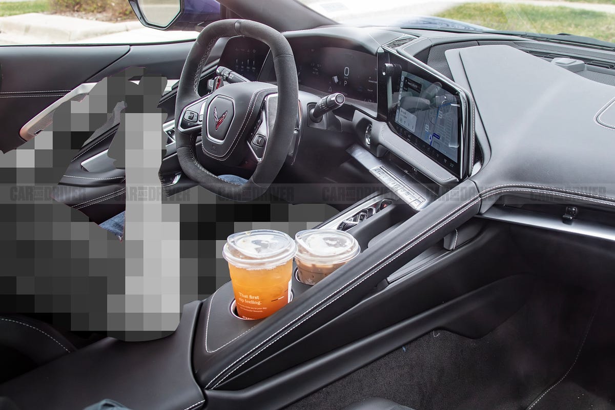 2026 Chevy Corvette Loses the Wall of Buttons in New Spy Photos