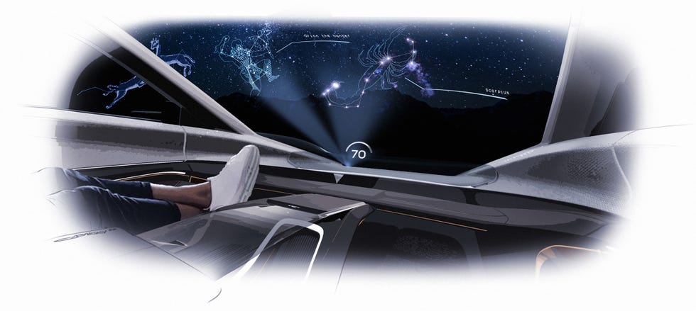 Interior design of the 2028 Chrysler Halcyon