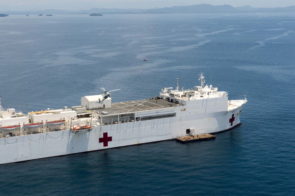 roxas city, philippines july 21, 2015 an mh 60s sea hawk helicopter from helicopter sea combat squadron 21 lands on the hospital ship usns mercy t ah 19 for refueling mercy is in the philippines for its third mission port of pacific partnership 2015 pacific partnership is in its 10th iteration and is the largest annual multilateral humanitarian assistance and disaster relief preparedness mission conducted in the indo asia pacific region while training for crisis conditions, pacific partnership missions to date have provided real world medical care to approximately 270,000 patients and veterinary services to more than 38,000 animals critical infrastructure development has been supported in host nations during more than 180 engineering projects us navy photo by mass communication specialist 1st class trevor andersenreleased
