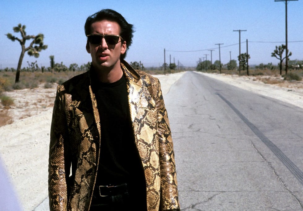 wild at heart, nicolas cage, 1990, c samuel goldwyncourtesy everett collection