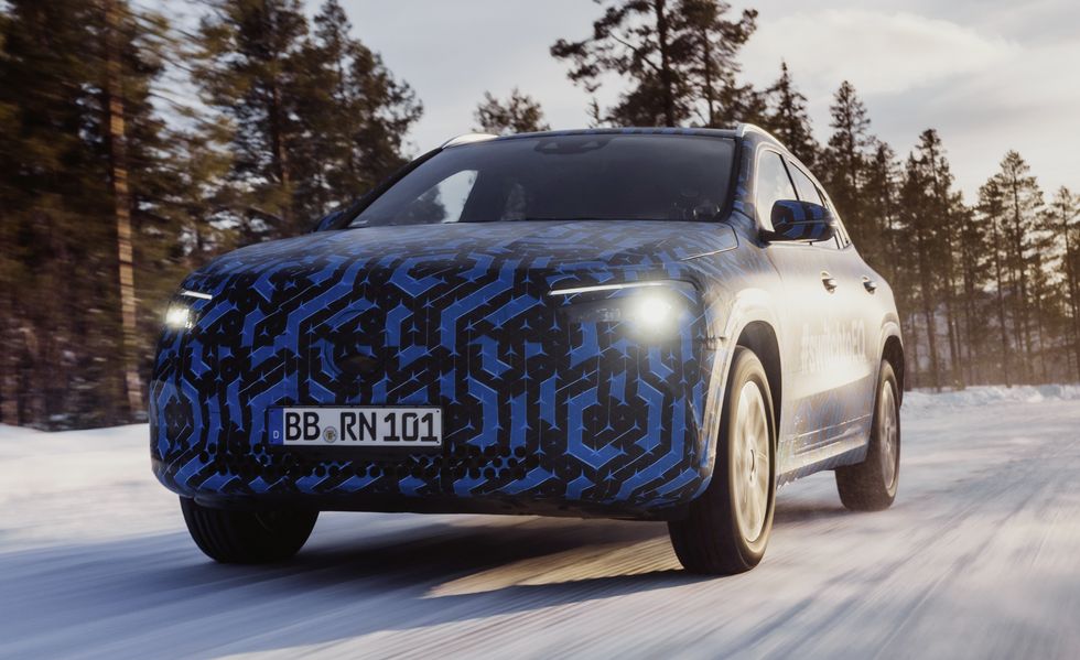 the compacts are turning electric the eqa in winter testing and new plug in hybrids at the geneva motor show