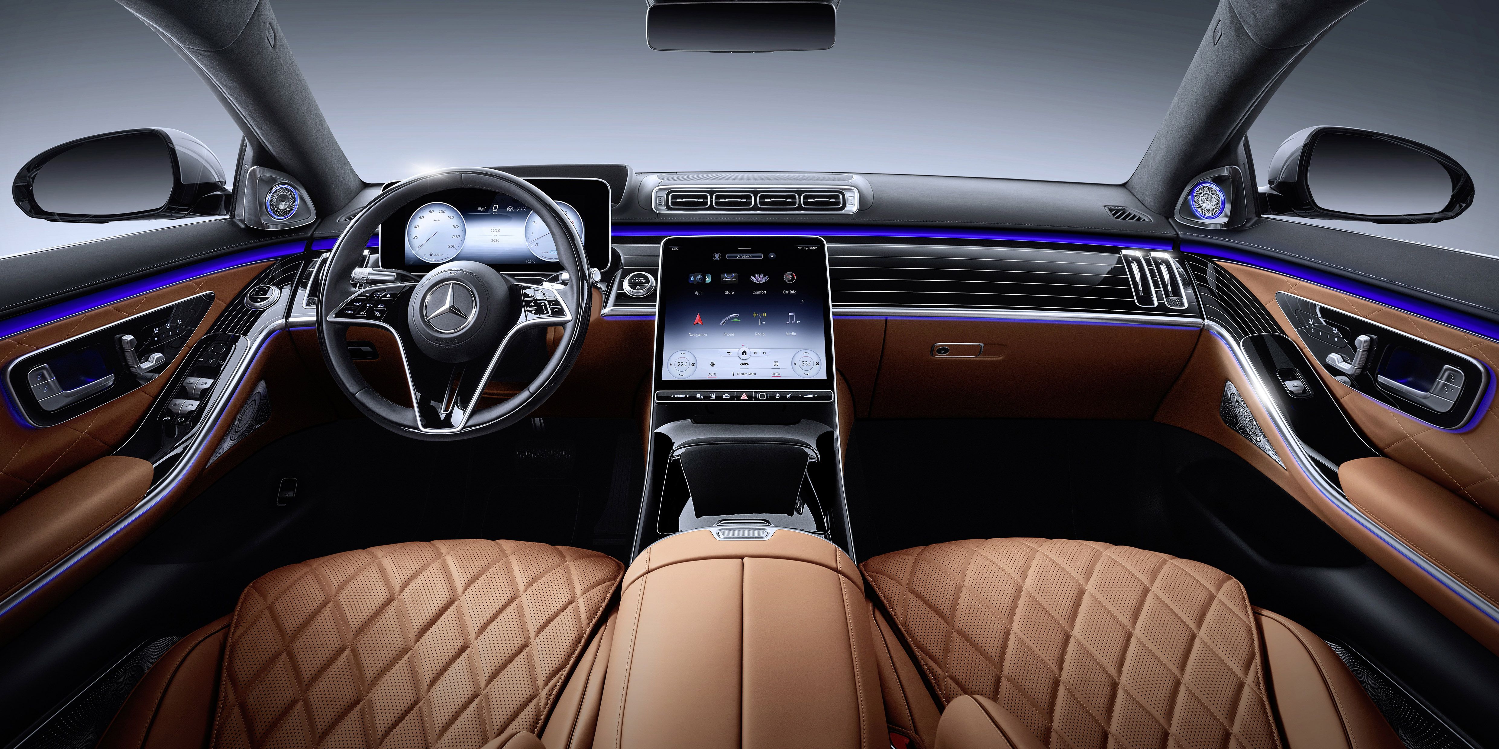 Here is the 2021 S-Class Interior