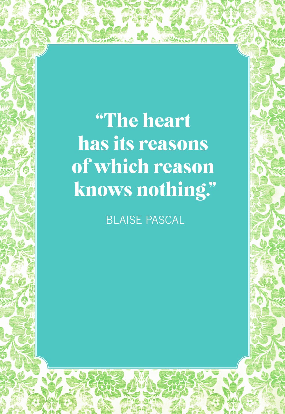blaise pascal love quotes