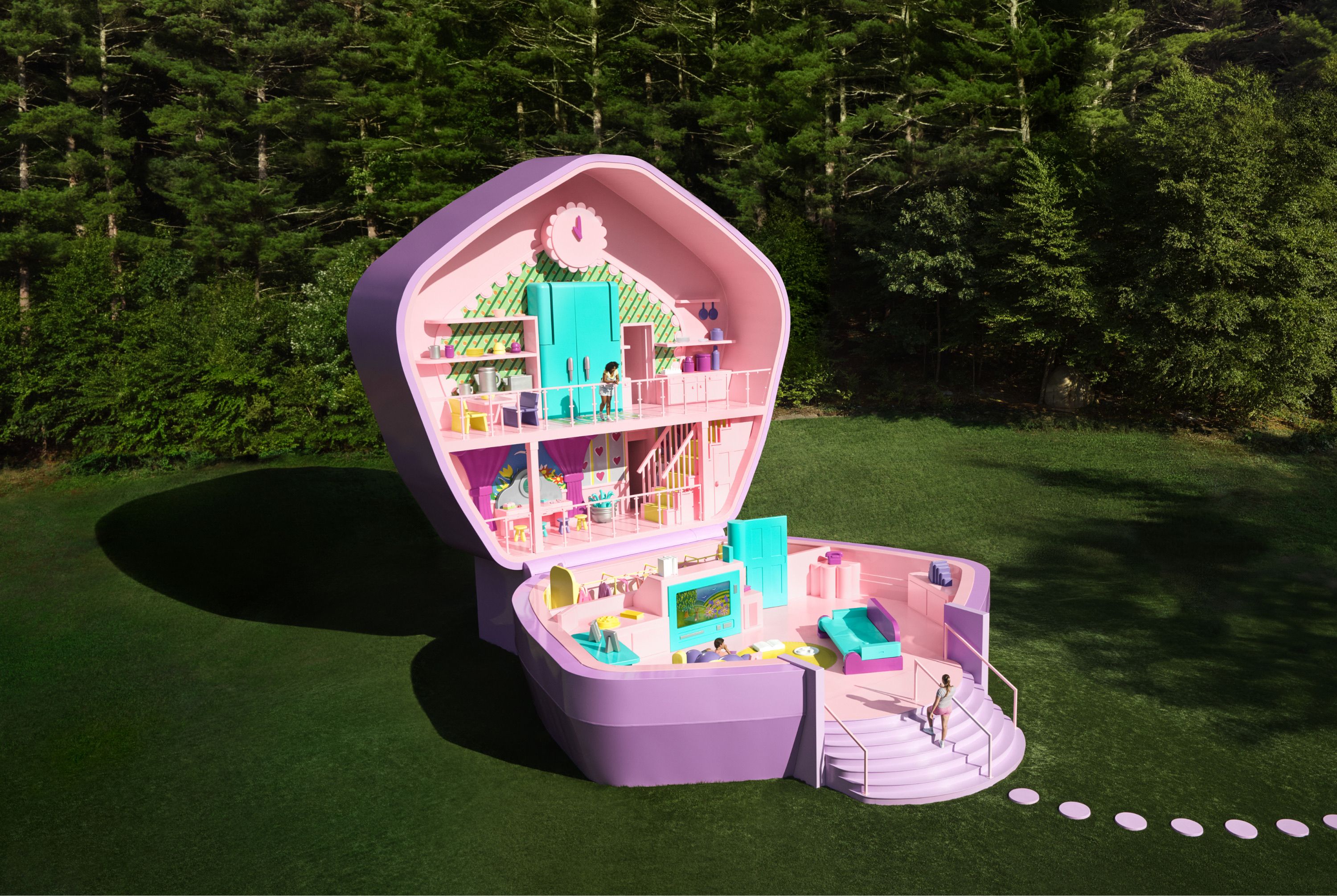 Inside Airbnb s Epic Polly Pocket House Here s How to Book Your Stay