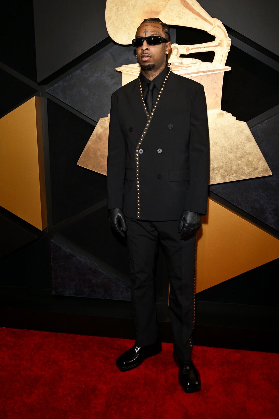 los angeles, california february 04 21 savage attends the 66th grammy awards at cryptocom arena on february 04, 2024 in los angeles, california photo by lester cohengetty images for the recording academy