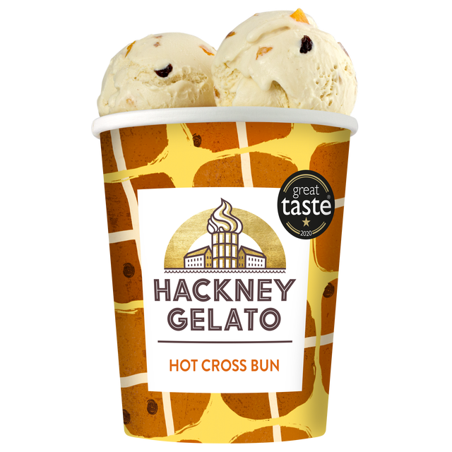 hackney gelato hot cross bun gelato