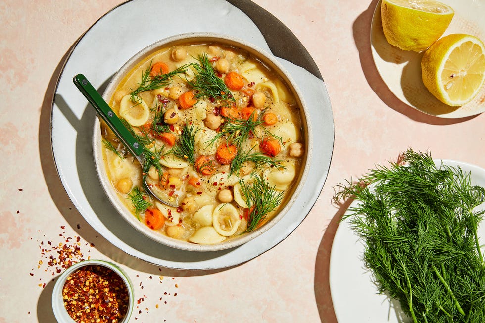 chickpea noodle soup