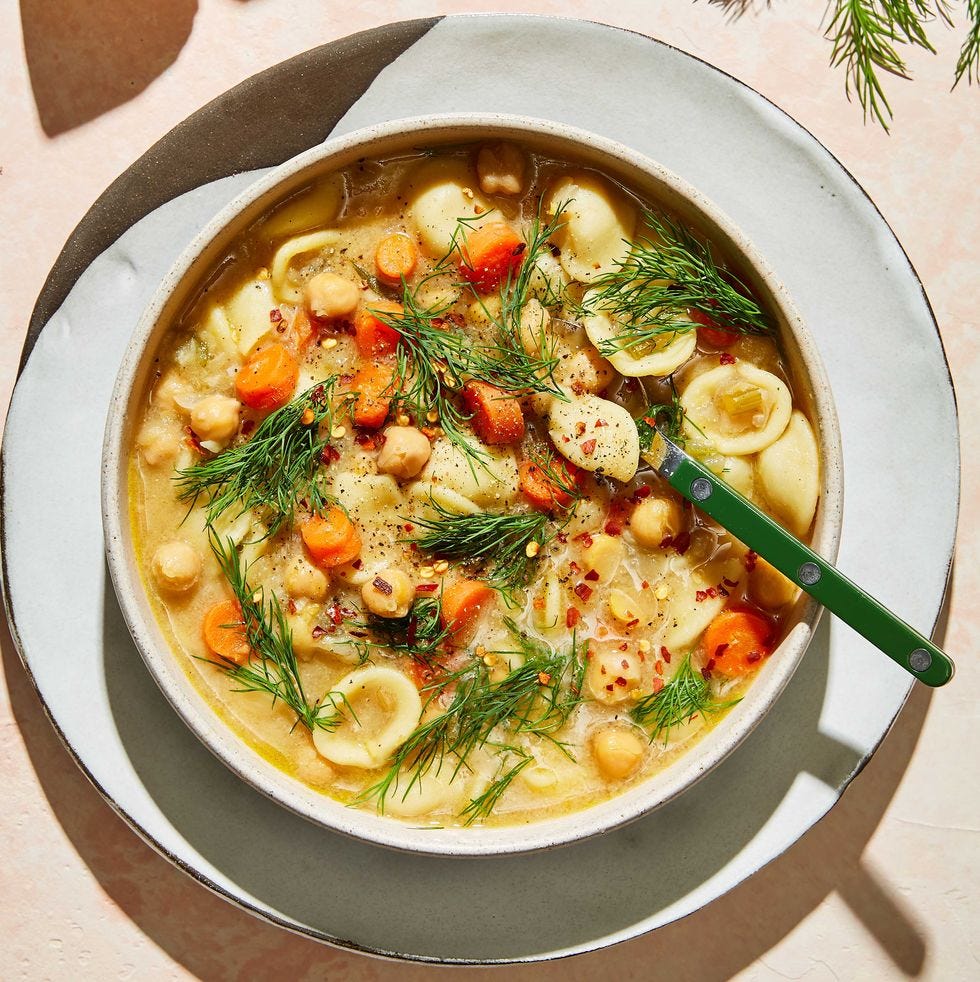 Chickpea Noodle Soup Is The Most Genius Meatless Spin On The Cozy Classic