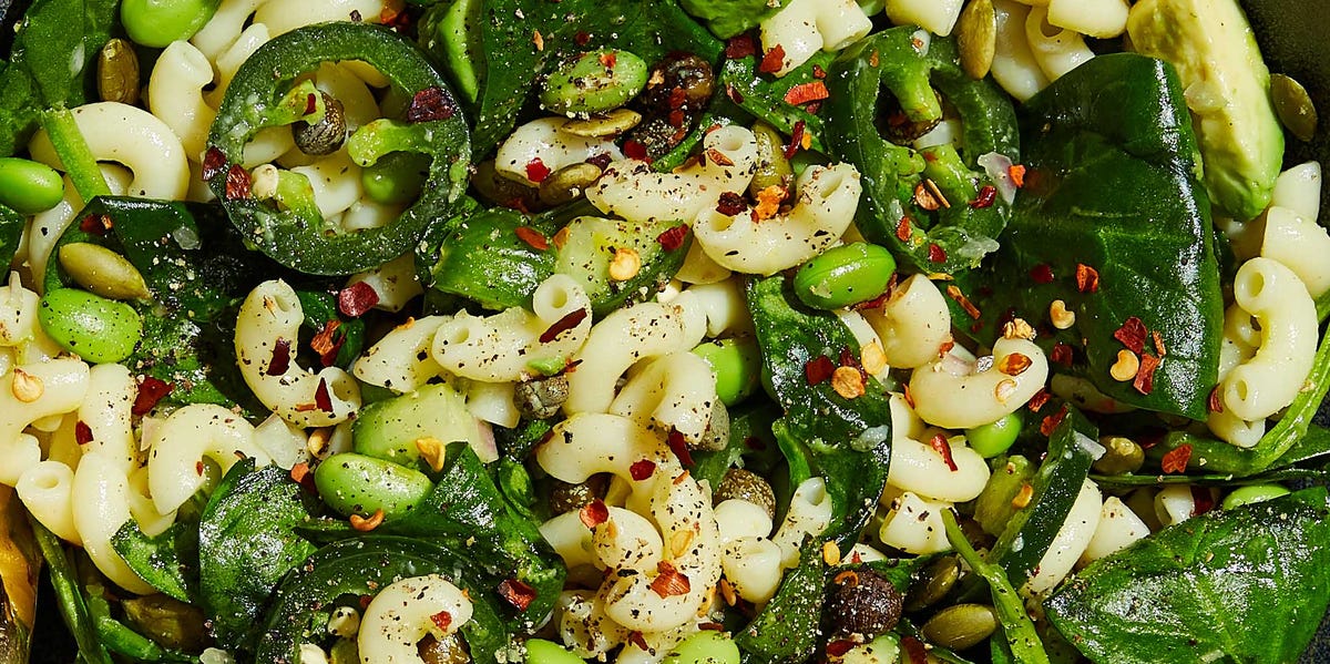 Super Green Pasta Salad Recipe For Vegetarian Pasta Salad super-green-pasta-salad-recipe-for-vegetarian-pasta-salad