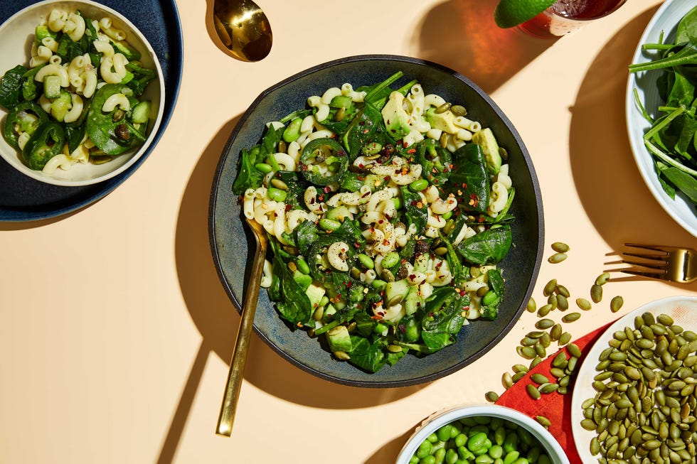 super green pasta salad