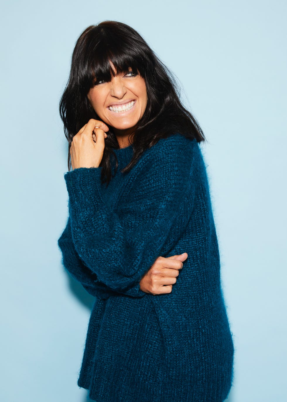 claudia winkleman on workplace nerves, beauty essentials and embracing failure