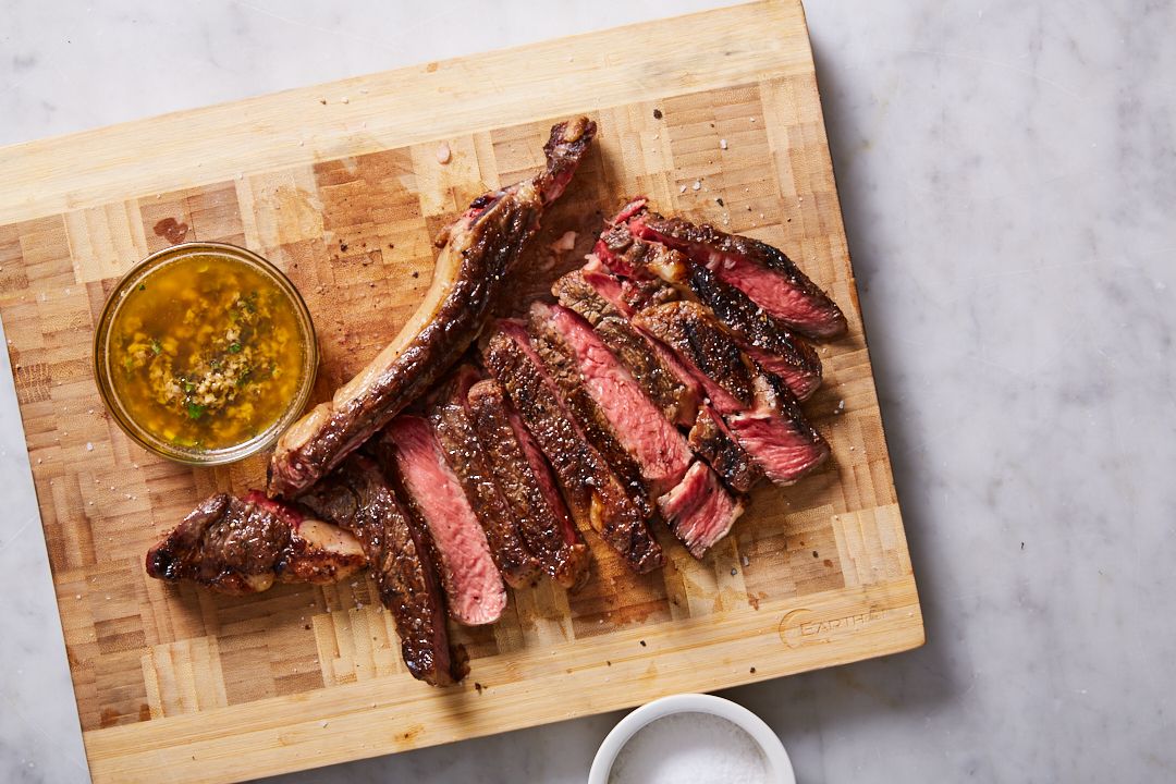 Grilled Flank Steak - Sear Marks