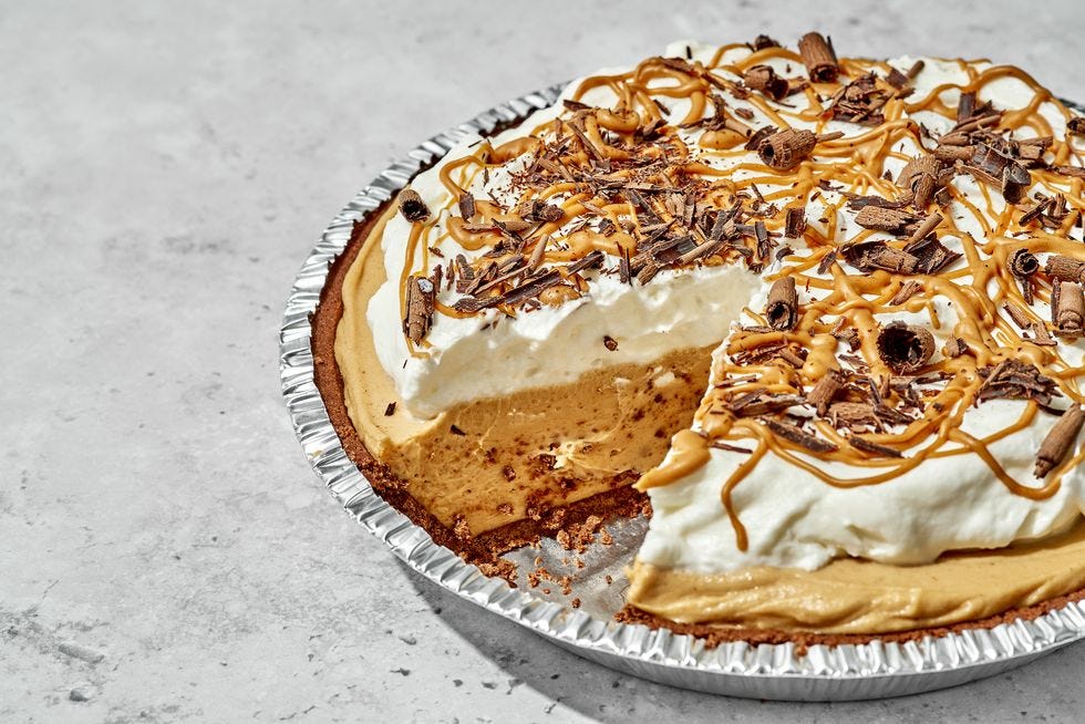chocolate fluffernutter pie