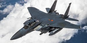 an f 15ex eagle ii assigned to the 40th flight test squadron, 96th test wing, out of eglin air force base, fla, conducts aerial refueling operations above northern california, may 14, 2021 the aircraft participated in exercise northern edge 21 in alaska earlier this may us air force photo by ethan wagner