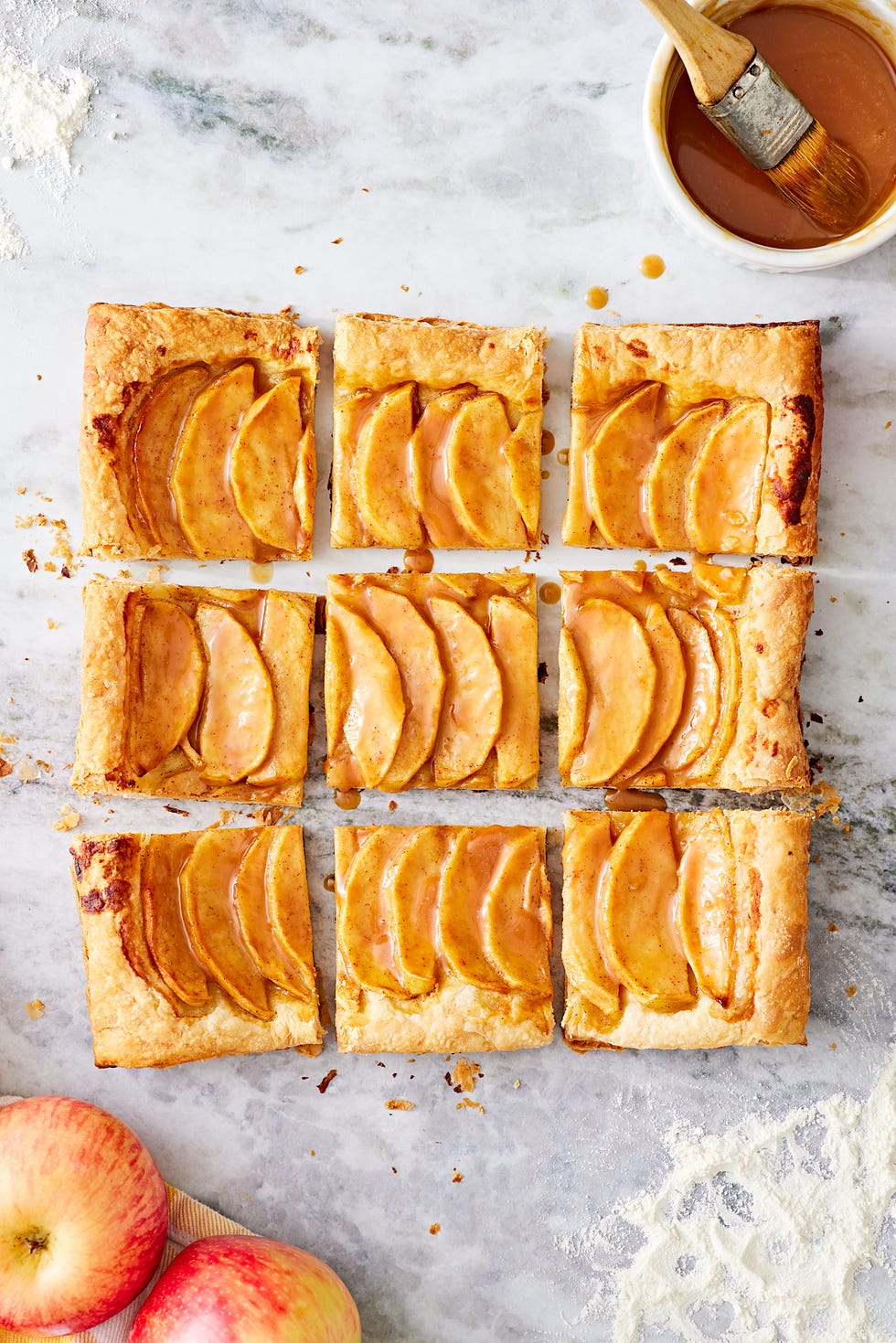 caramel apple tart