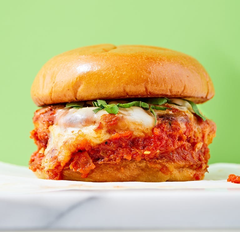 chicken parm burgers