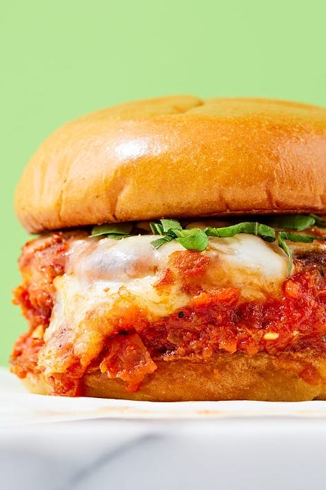 chicken parm burgers