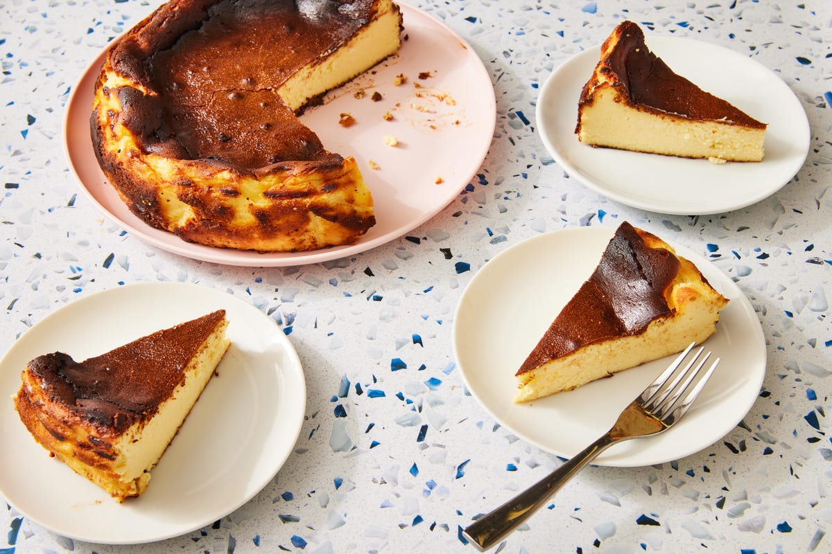 Easy Basque Burnt Cheesecake - House of Nash Eats