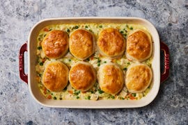chicken pot pie casserole