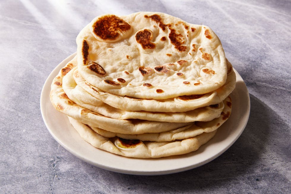 homemade naan