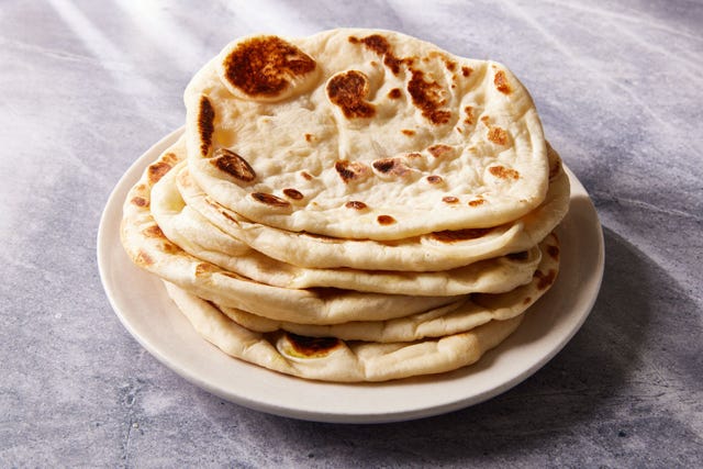 homemade naan